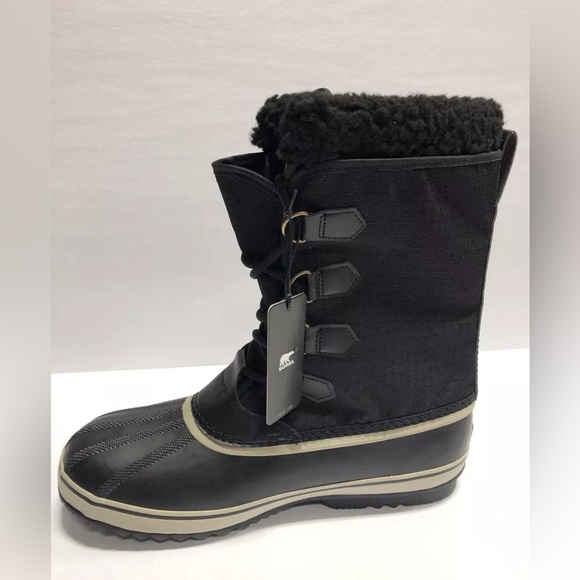 Sorel Men’s 1964 PAC Nylon, Black Waterproof Winter Boots, Size 13M - Picture 2 of 6